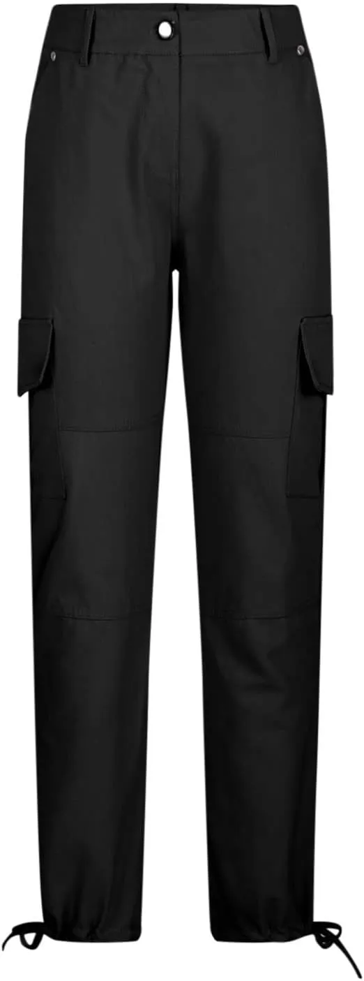 Slim Fit Cargo Pants for Women Casual High Waist Work Long Pant High Waist Straight Outdoor Hiking Pant Trousers