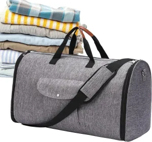 Storage Bags, Garment Duffle Bags, Carry On Garment Bag, 2 In 1 Travel Duffel Bag, Waterproof Travel Suit Bag, Convertible Garment Bag With Shoulder Strap, Travel Garment Bag For Men Women