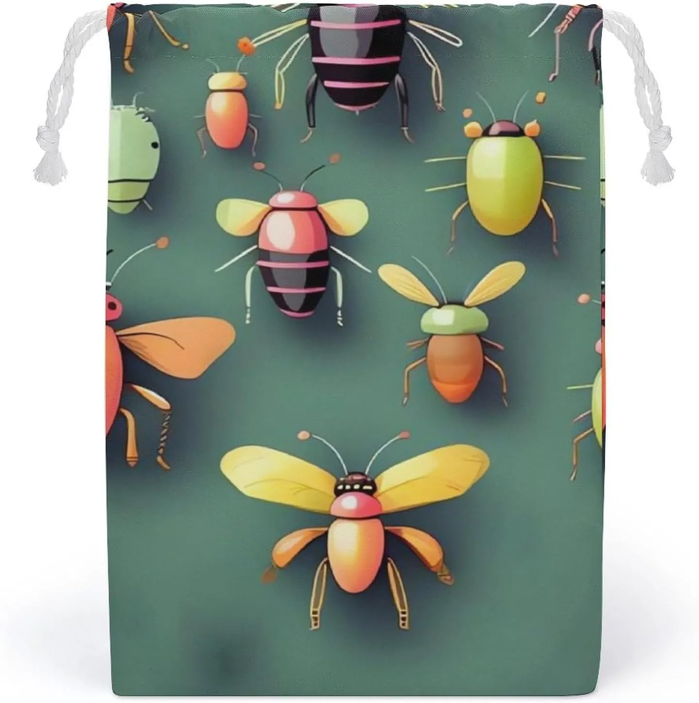 Storage Bags Makeup Bag Toy Bag Reusable Bags Toiletry Insect Atlas Printed Organizer Multi Purpose Foldable Ditty Bag Travel Pouch