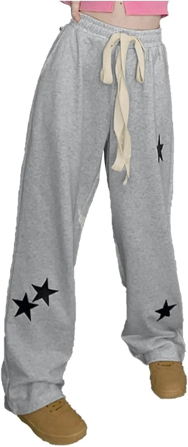 Temperament High Waist Women's Fashion Shows Thin Casual High Waist Loose Wide Leg Movement with Pocket Trousers