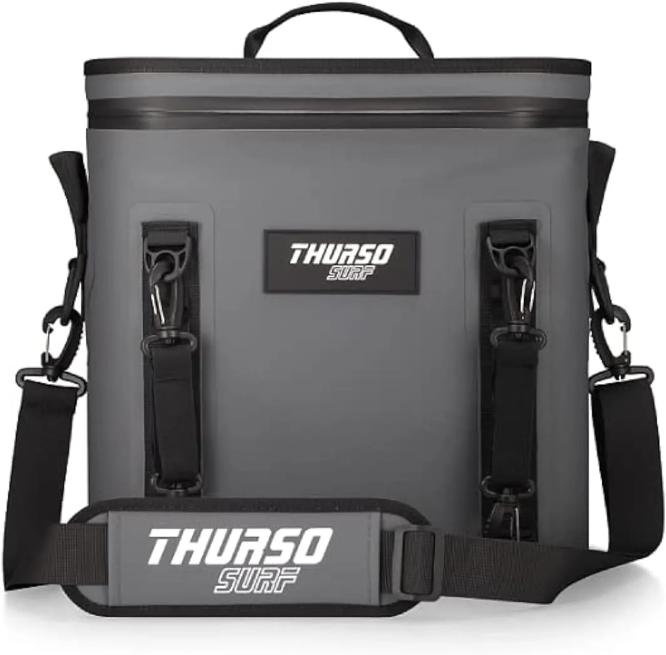 THURSO SURF Soft Cooler 24 Can Portable Ice Cooler Bag  48 hr Insulation Leakproof & Airtight Waterproof Zipper Floating Beach Cooler for Travel Camping Kayak Paddleboard