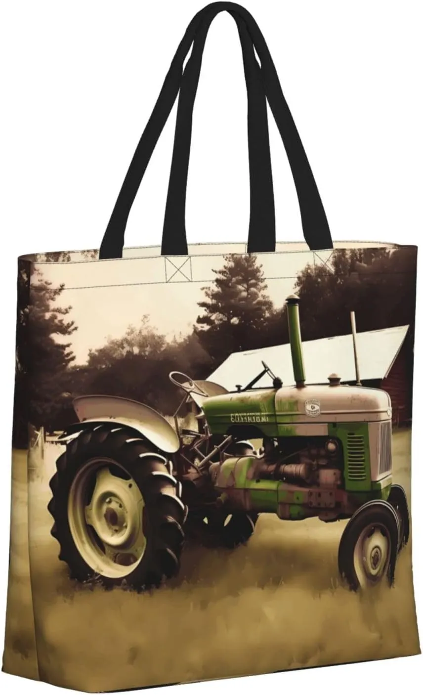 Tote Bag for Women Reusable Grocery Bags Owl Tree Branches Tote Bag with Inner Pocket Travel Tote for Shopping