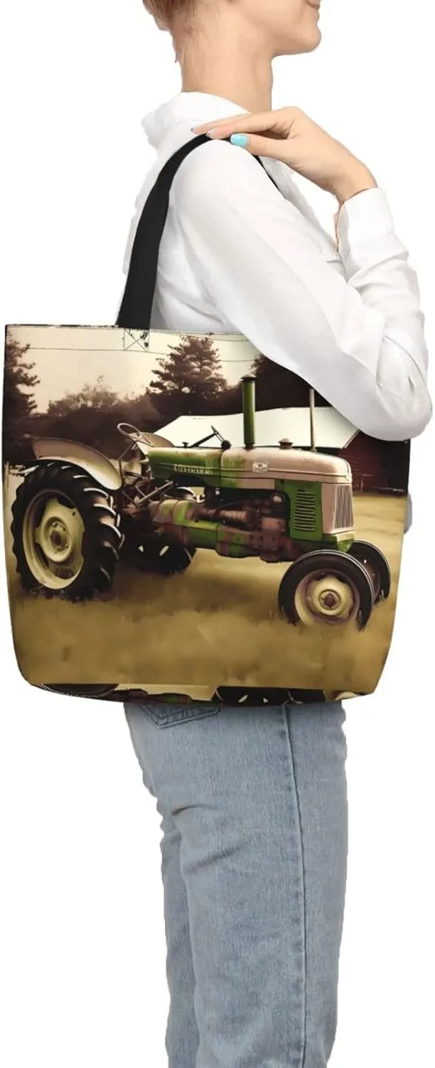 Tote Bag for Women Reusable Grocery Bags Owl Tree Branches Tote Bag with Inner Pocket Travel Tote for Shopping