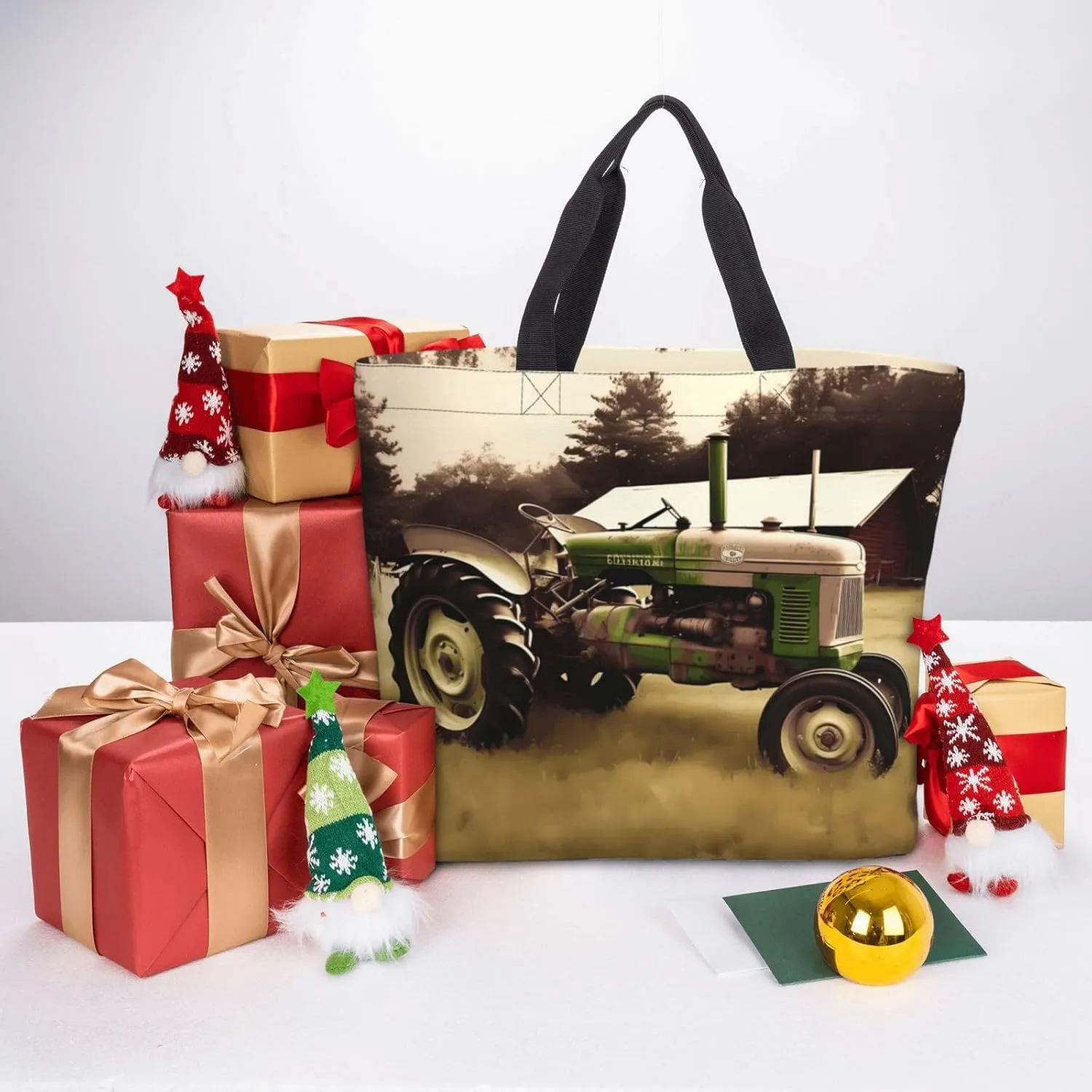 Tote Bag for Women Reusable Grocery Bags Owl Tree Branches Tote Bag with Inner Pocket Travel Tote for Shopping