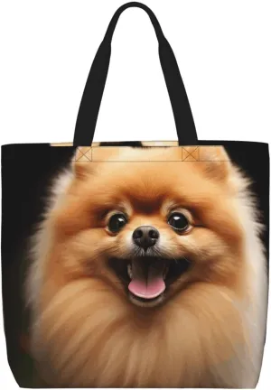Tote Bag for Women Reusable Grocery Bags purple white Floral Tote Bag with Inner Pocket Travel Tote for Shopping