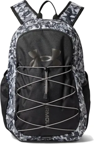 Under Armour Unisex-Adult Hustle Sport Backpack , (014) Black / / Metallic Pewter , One Size Fits All