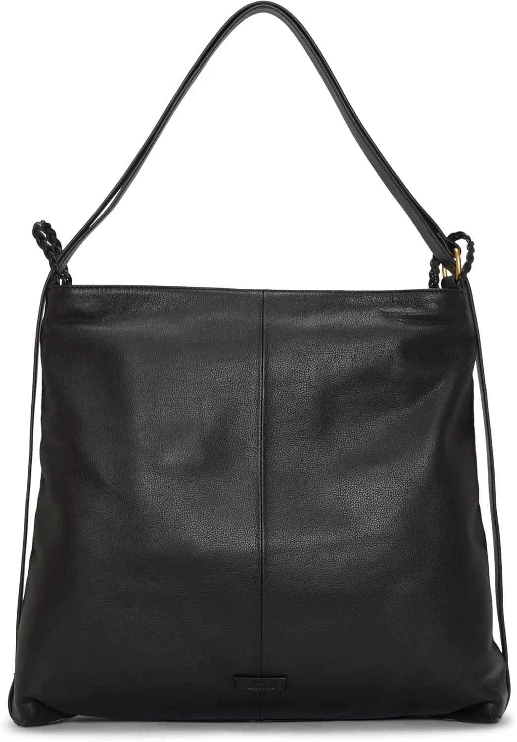 Vince Camuto Womens Licia Textured Leather Hobo Handbag