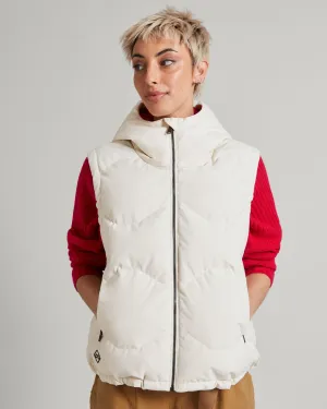 Women's Frisco X Hooded Down Vest - Natural