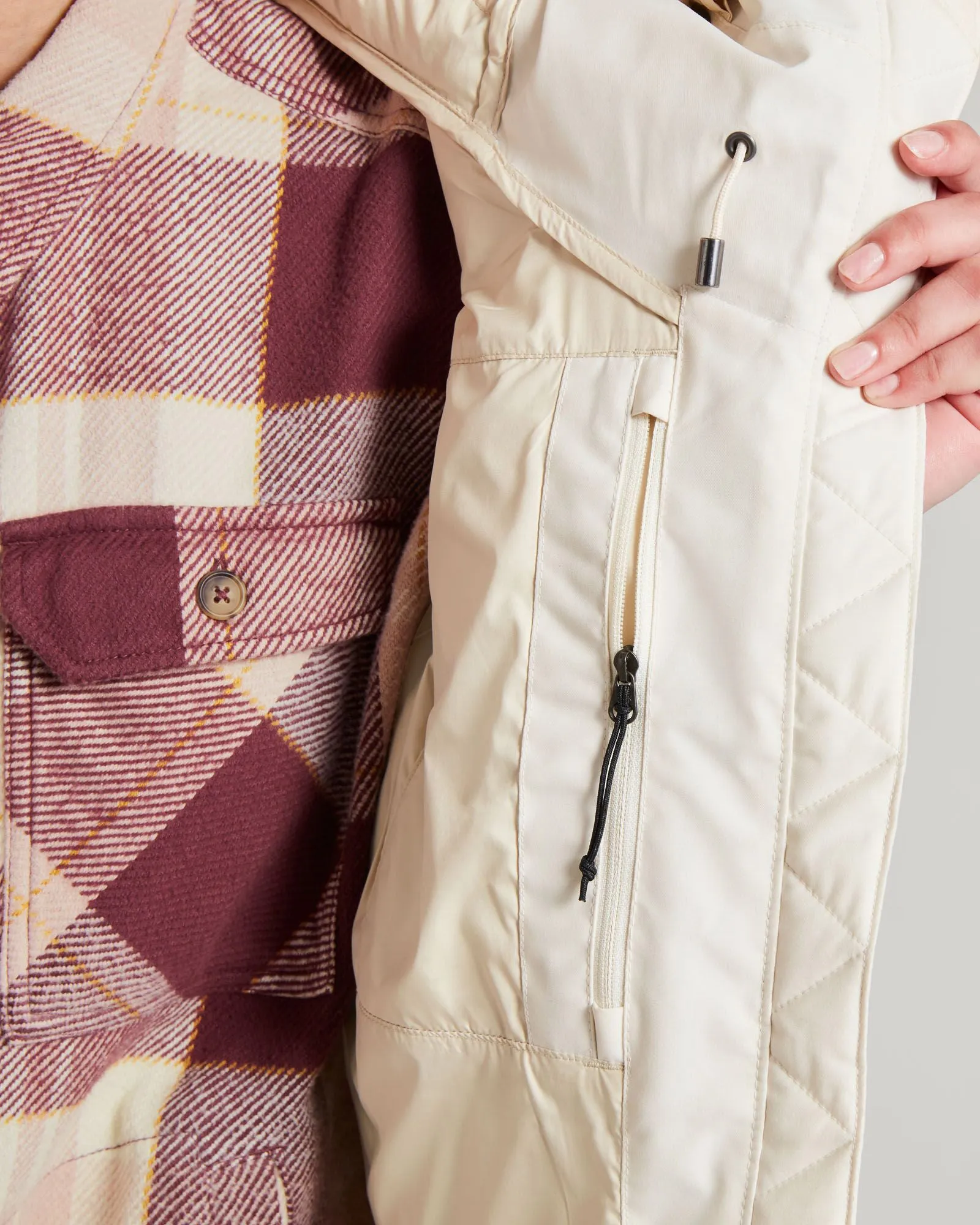 Women's Frisco X Hooded Down Vest - Natural