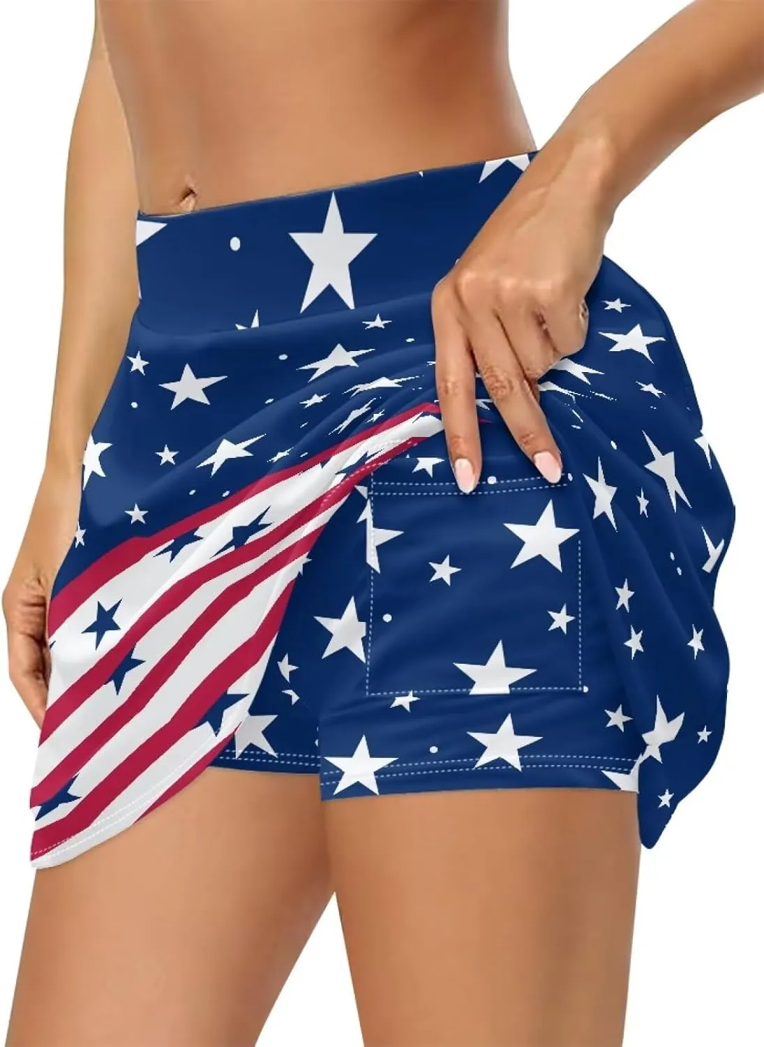 Womens High Waisted Tennis Skirt with Inner Shorts Lightweight Athletic Golf Outfits Pickleball Workout Skorts 2025