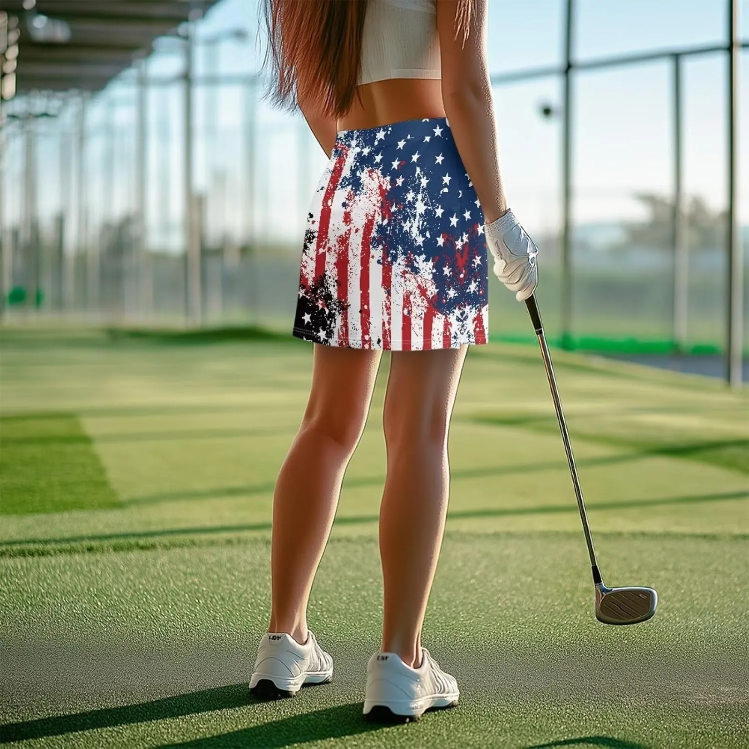 Womens Tennis Skirt High Waisted Golf Skort with Built-in-Shorts Lightweight Workout Athletic Skorts Skirts XS-3XL