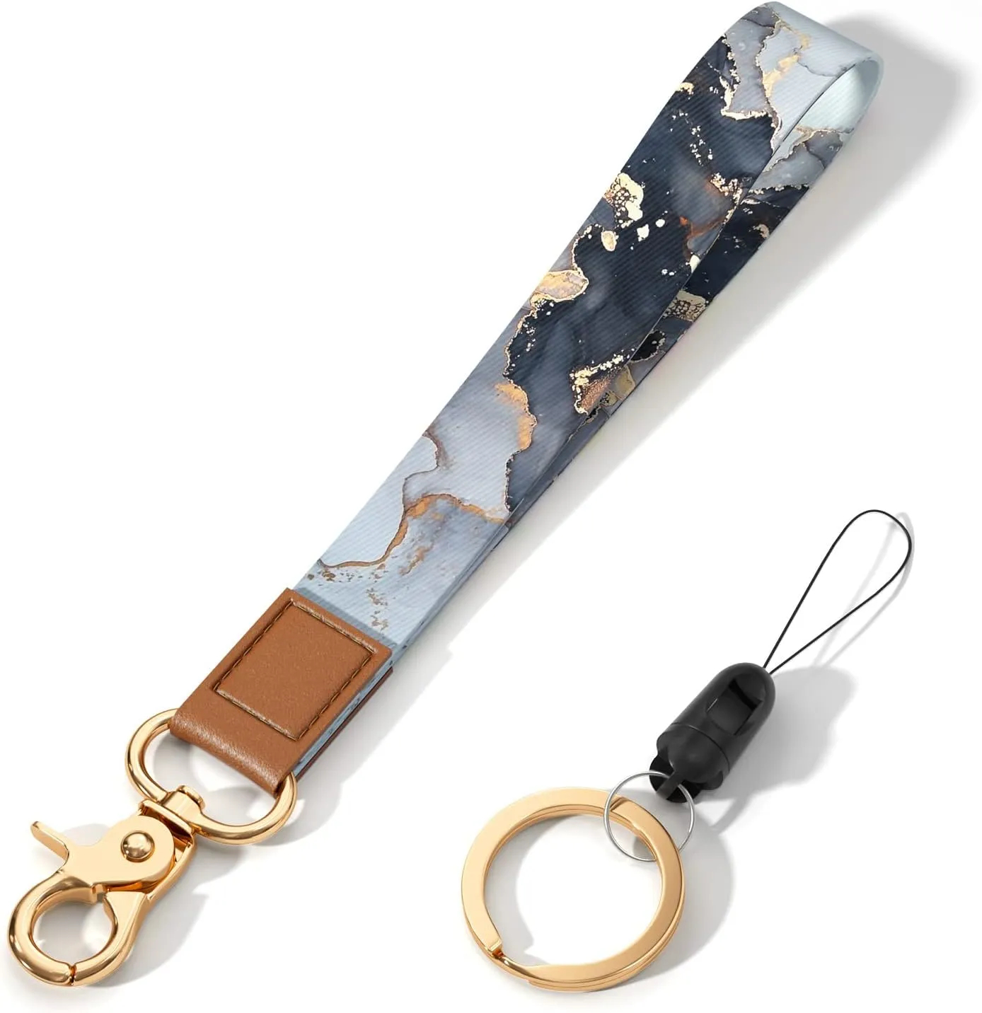 Wrist Lanyard Key Chain, Cute Wristlet Strap Keychain Holder for Women Men Car Keys ID Badges Card Wallet Phone Camera